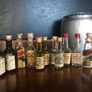 TWA airline miniature bottles